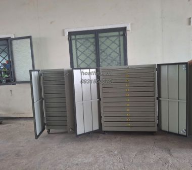 Tủ lưu bản vẽ A1- 12 ngăn chống 